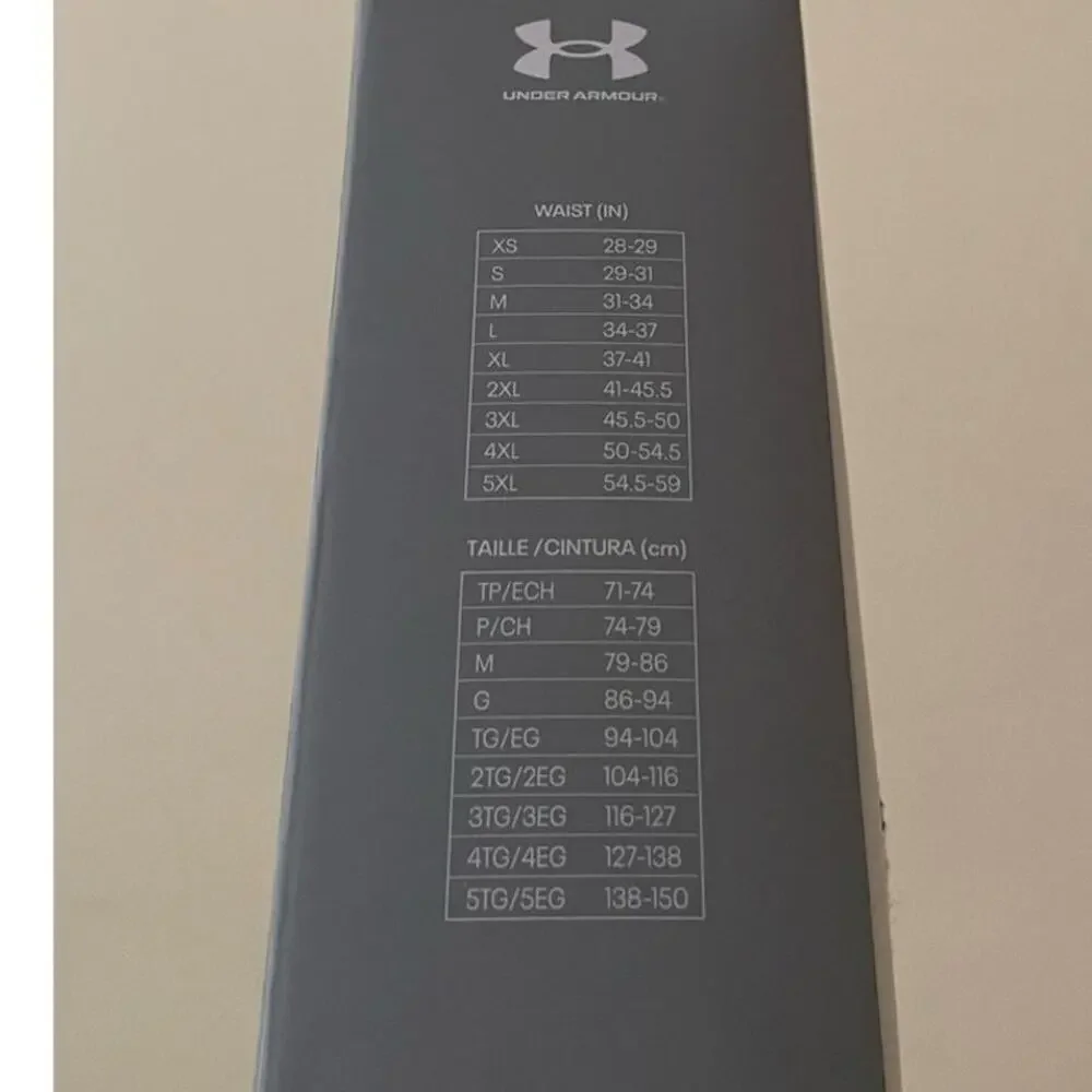 Newt Under Armour Performance Cotton Mens Size 4XL Black Boxerjock